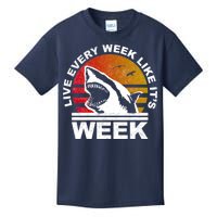 Live Every Week Like It's Shark Week Kids T-Shirt