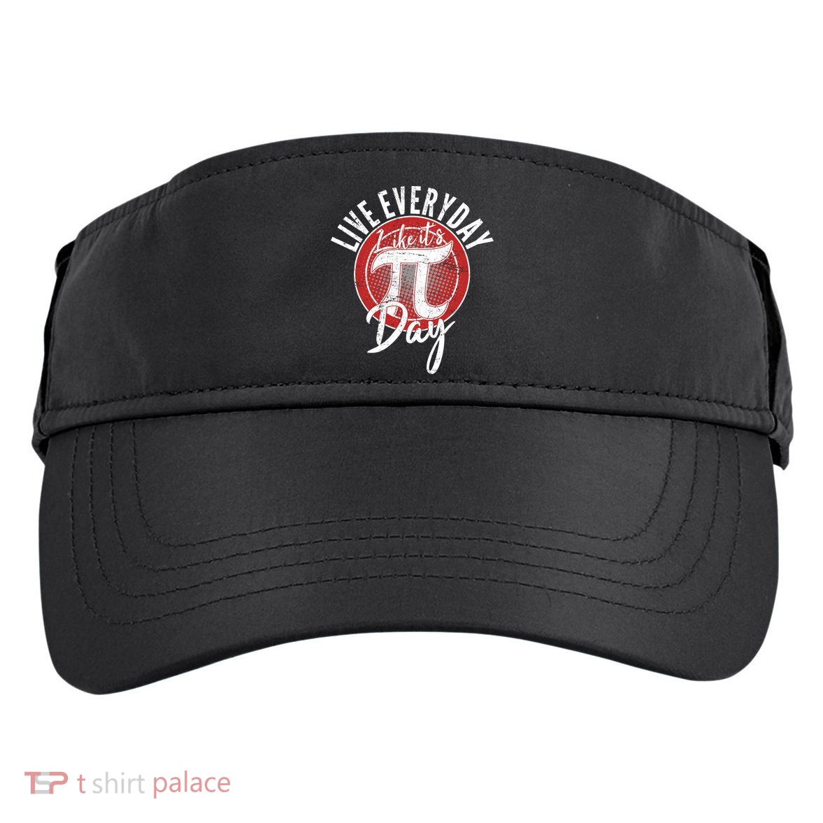 Live Everyday Like It's PI 3.14 Day Adult Drive Performance Visor