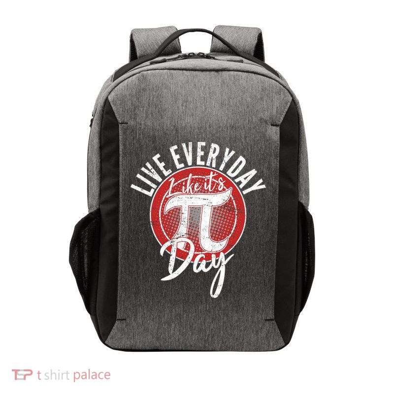 Live Everyday Like It's PI 3.14 Day Vector Backpack