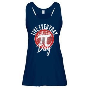 Live Everyday Like It's PI 3.14 Day Ladies Essential Flowy Tank