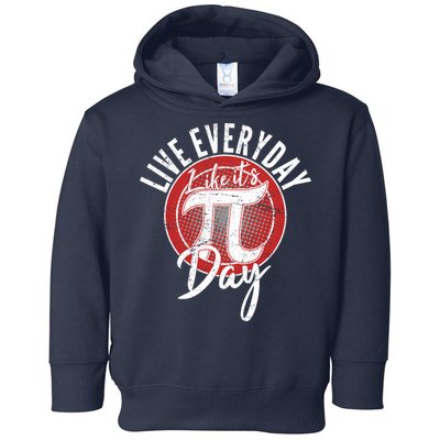 Live Everyday Like It's PI 3.14 Day Toddler Hoodie