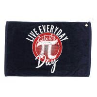Live Everyday Like It's PI 3.14 Day Grommeted Golf Towel