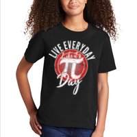 Live Everyday Like It's PI 3.14 Day Kids T-Shirt