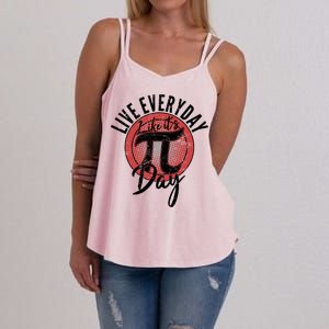 Live Everyday Like It's PI 3.14 Day Women's Strappy Tank