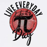 Live Everyday Like It's PI 3.14 Day Garment-Dyed Sweatshirt