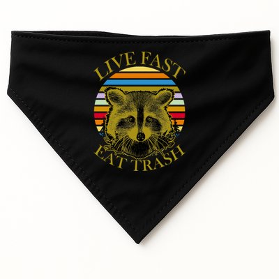Live Fast Eat Trash USA-Made Doggie Bandana