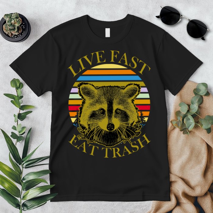 Live Fast Eat Trash Premium T-Shirt