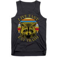 Live Fast Eat Trash Tank Top