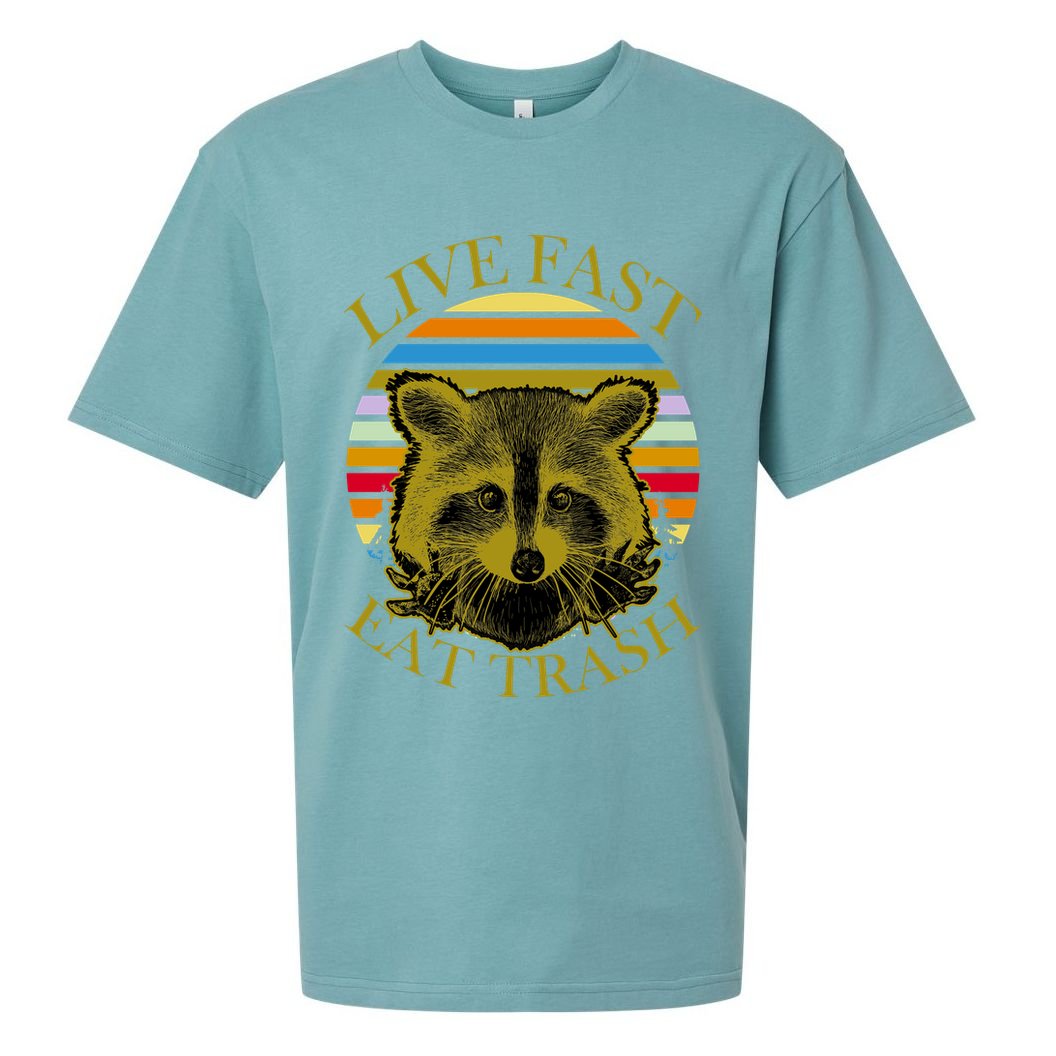 Live Fast Eat Trash Sueded Cloud Jersey T-Shirt