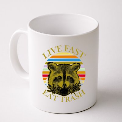 Live Fast Eat Trash Coffee Mug