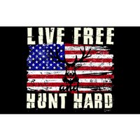 Live Free Hunt Hard Bumper Sticker