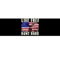 Live Free Hunt Hard Bumper Sticker