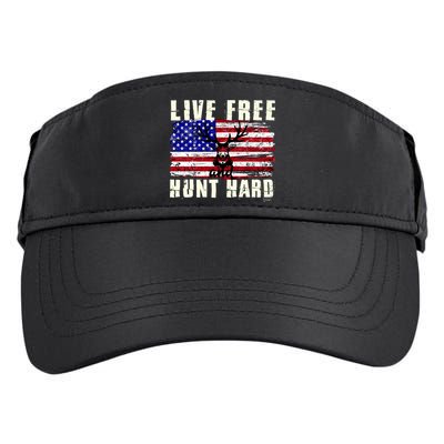 Live Free Hunt Hard Adult Drive Performance Visor