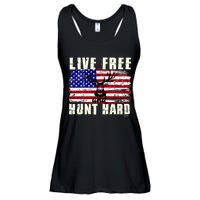 Live Free Hunt Hard Ladies Essential Flowy Tank