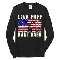 Live Free Hunt Hard Tall Long Sleeve T-Shirt