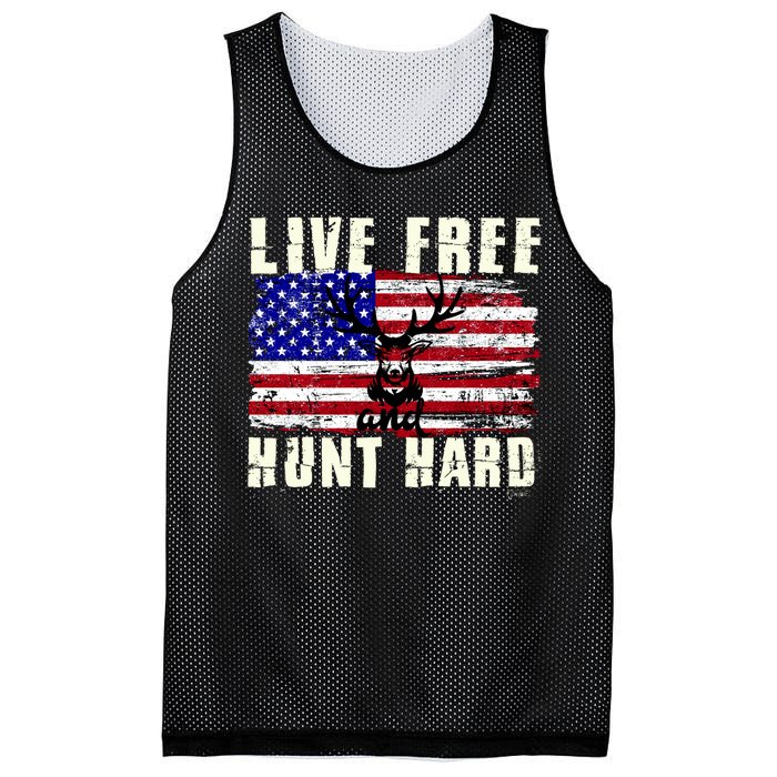 Live Free Hunt Hard Mesh Reversible Basketball Jersey Tank