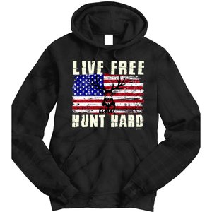 Live Free Hunt Hard Tie Dye Hoodie