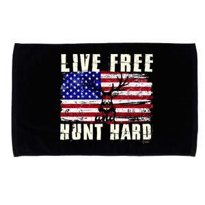 Live Free Hunt Hard Microfiber Hand Towel