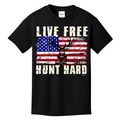 Live Free Hunt Hard Kids T-Shirt