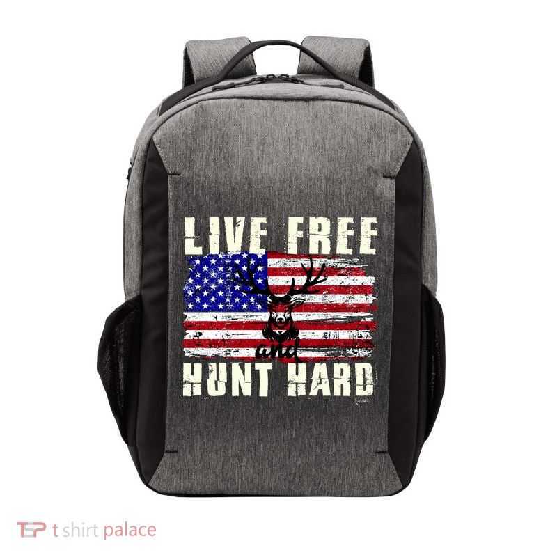 Live Free Hunt Hard Vector Backpack