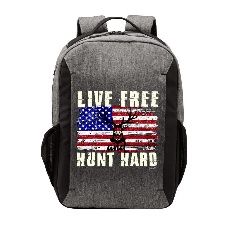 Live Free Hunt Hard Vector Backpack