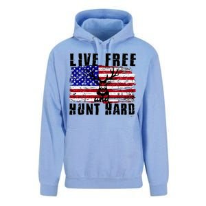 Live Free Hunt Hard Unisex Surf Hoodie