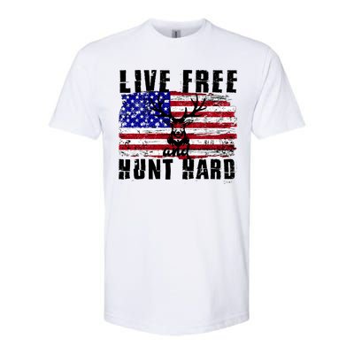 Live Free Hunt Hard Softstyle® CVC T-Shirt