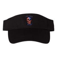 Live Free Or Die Patriot Skull USA Pride Valucap Bio-Washed Visor