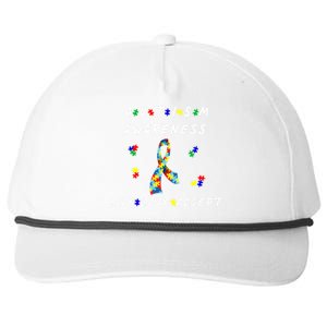 Live Love Accept Autism Puzzle Piece Ribbon Snapback Five-Panel Rope Hat