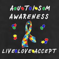 Live Love Accept Autism Puzzle Piece Ribbon Adult Drive Performance Visor