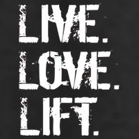 Live Love Lift Retro Fitness Garment-Dyed Heavyweight T-Shirt