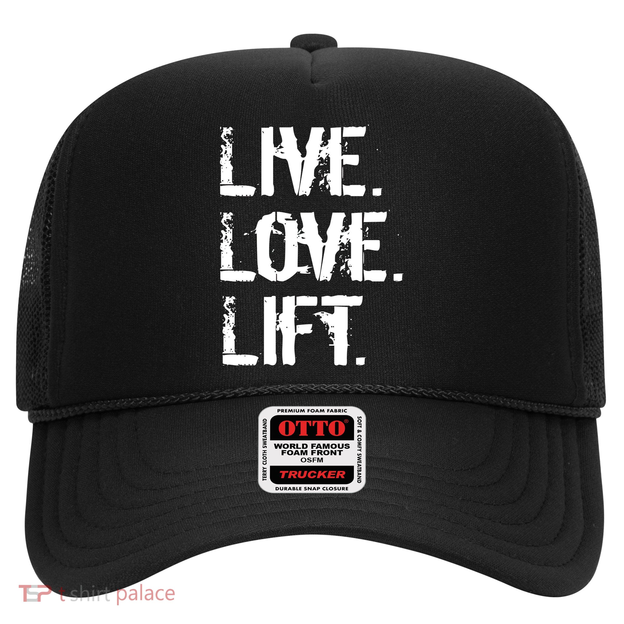 Live Love Lift Retro Fitness Trucker Hat