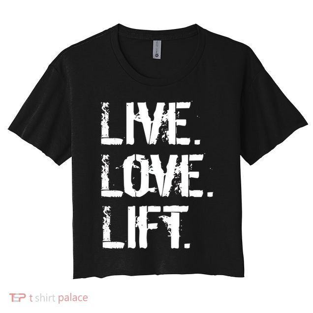 Live Love Lift Retro Fitness Crop Top