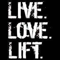 Live Love Lift Retro Fitness Women's V-Neck T-Shirt