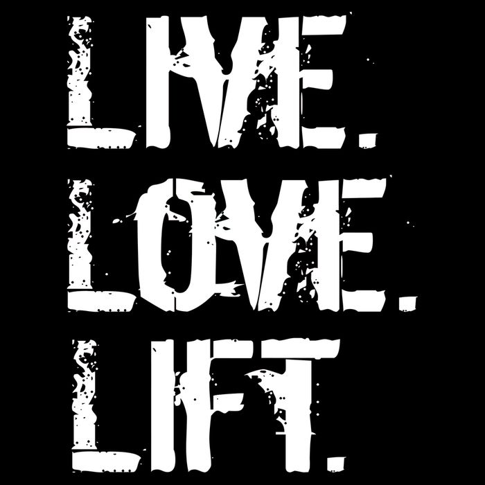 Live Love Lift Retro Fitness Women's V-Neck T-Shirt