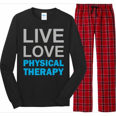 Live Love Physical Therapy Long Sleeve Pajama Set