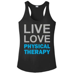 Live Love Physical Therapy Ladies PosiCharge Competitor Racerback Tank