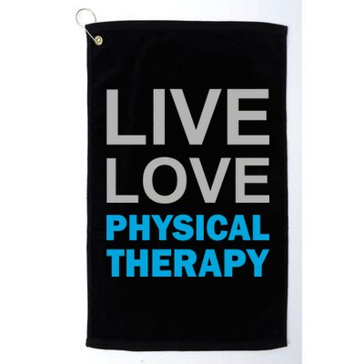 Live Love Physical Therapy Platinum Collection Golf Towel