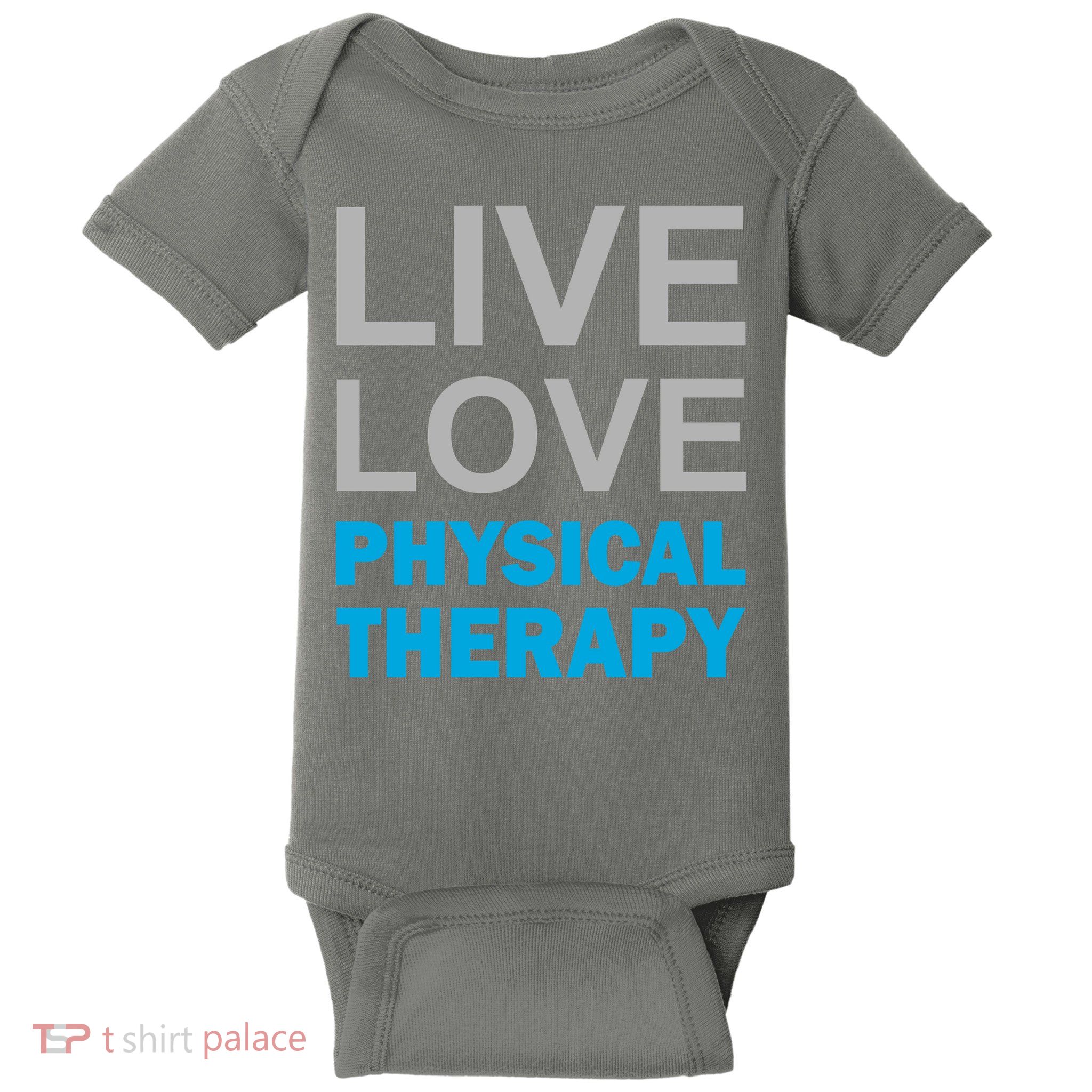 Live Love Physical Therapy Baby Bodysuit