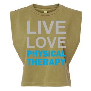 Live Love Physical Therapy Garment-Dyed Women's Muscle Tee