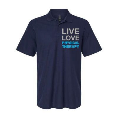 Live Love Physical Therapy Softstyle Adult Sport Polo