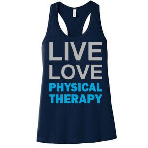 Live Love Physical Therapy Women's Racerback Tank