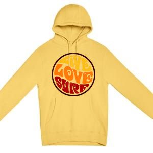 Live Love Surf Premium Pullover Hoodie