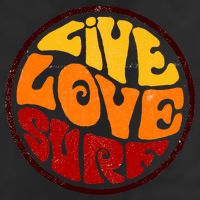 Live Love Surf 7 Panel Mesh Trucker Snapback Hat