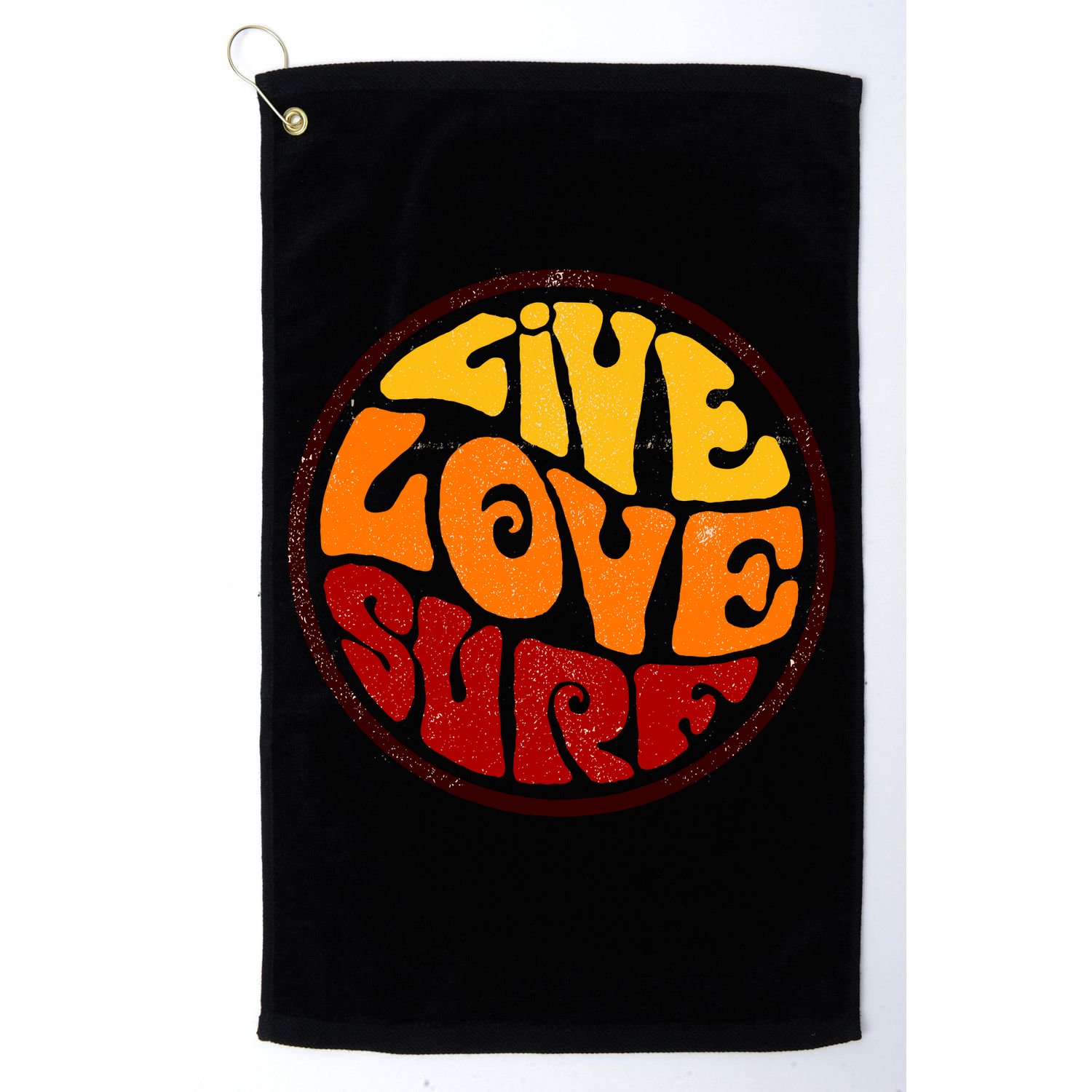 Live Love Surf Golf Towel