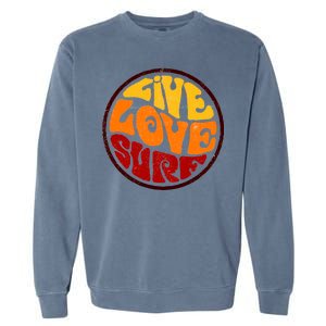 Live Love Surf Garment-Dyed Sweatshirt