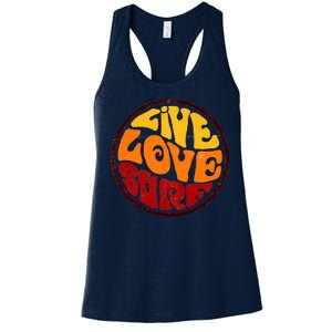 Live Love Surf Women's Racerback Tank