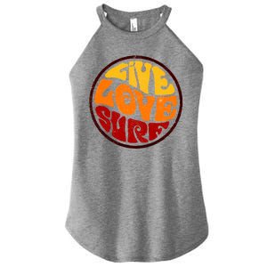 Live Love Surf Women's Perfect Tri Rocker Tank