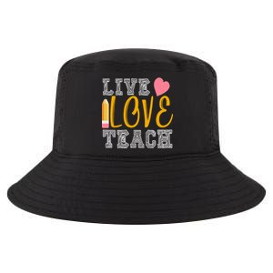 Live Love Teach Cool Comfort Performance Bucket Hat