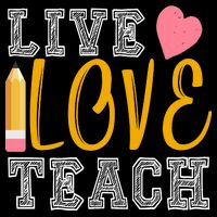 Live Love Teach Cooling Performance Crew T-Shirt